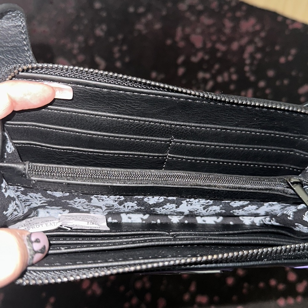 💜🖤💚Disney Loungefly Maleficent Backpack & Wallet🖤💜💚 - Picture 10 of 15